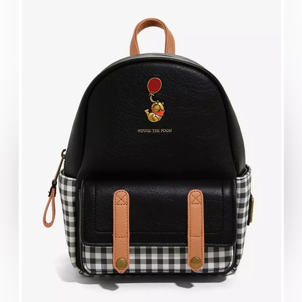 Loungefly Disney Winnie the Pooh Plaid Mini Backpack - BoxLunch Exclusive